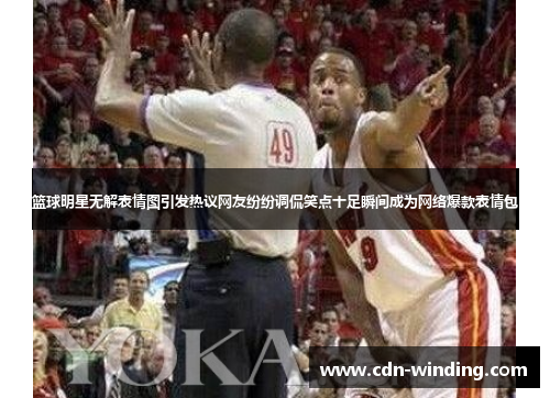 篮球明星无解表情图引发热议网友纷纷调侃笑点十足瞬间成为网络爆款表情包